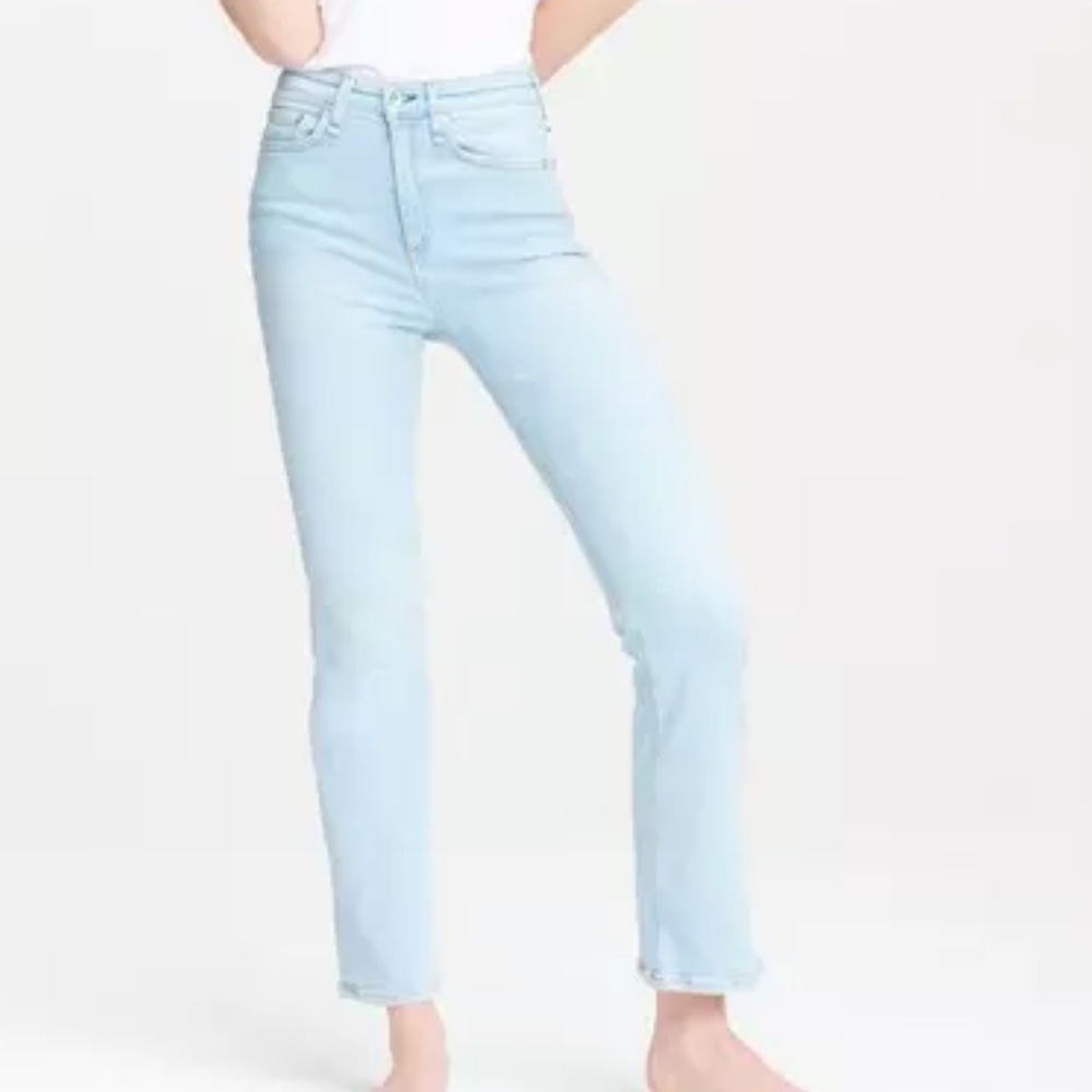 Rag & Bone Nina High Rise Ankle Flare Jeans in Sunset Size 27